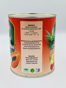 ฮาลาล850กรัมพร้อมทานค็อกเทลผลไม้เมืองร้อนลินซ์สิงคโปร์ในบรรจุภัณฑ์กระป๋องบรรจุได้36เดือน - Product Image 2
