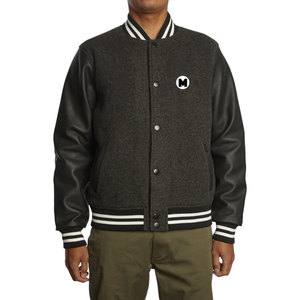 Chaqueta bomber para hombre con logotipo bordado personalizado de alta calidad, con tela de lona y cuello alto. - Product Image 2
