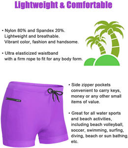 Short de bain à séchage rapide pour hommes, respirant et réversible, avec motif solide, pantalon de sport nouveau style personnalisable OEM - Product Image 4