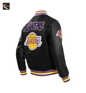 Venta al por mayor Fabricación Hombre Varsity Chaquetas Logotipo personalizado Impresión Latterman Chaquetas de béisbol - Product Image 2