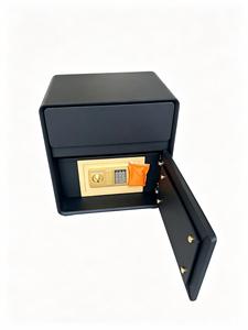 Modern Metal Nightstand with LED Lighting and Wireless Charging Pad USB Bluetooth speaker, <b>safe</b> for Bedroom Furniture - Product Image 1