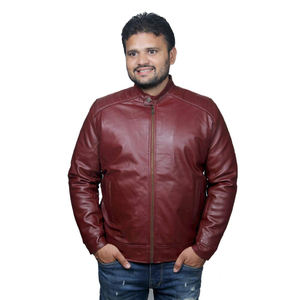 Vestes de moto de haute qualité pour hommes, Biker en cuir, style bombardier, fabriqué en sialkt Pakistan - Product Image 1