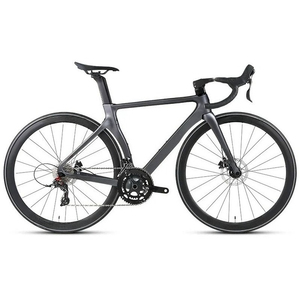 Vélo de course SUNREMO avec guidon intégré en aluminium, cadre en fibre de carbone, 22 vitesses, aérodynamique, en fibre de carbone - Product Image 6