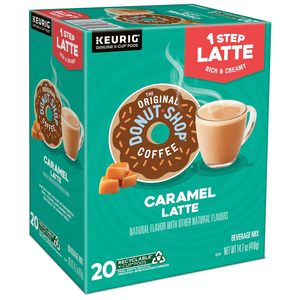 The Original Donut Shop Caramel One-Step Latte, Cápsulas Keurig K-Cup Individuales, Paquete de 20 - Product Image 2