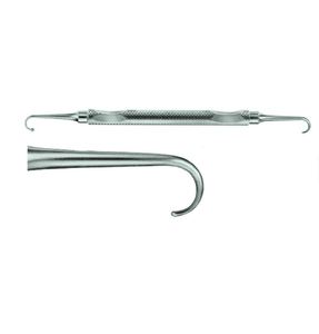 Gancho de Tendón de Mannerfelt Premium, Doble, 6 1/4 Pulgadas, Acero Inoxidable, Instrumento Quirúrgico Manual, Certificado CE, Alta Calidad - Product Image 1