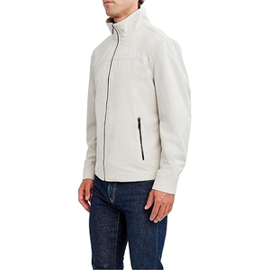 Chaqueta cortavientos informal y ligera con cremallera completa para hombre, chaqueta de golf resistente a la intemperie, chaqueta sostenible personalizada, bombardero con letras divididas - Product Image 2