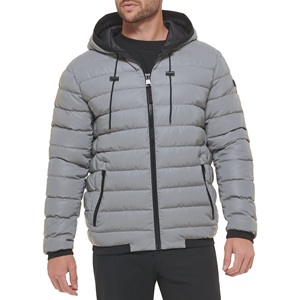 Chaqueta acolchada de utilidad de primavera para hombre, ropa de burbujas de invierno para hombre, fabricante de abrigos, diseñador OEM, logotipo personalizado de lona - Product Image 1