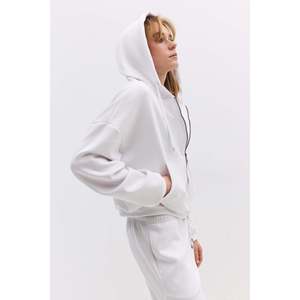Sudadera con Capucha y Cremallera de Tela Modal Suave al Tacto - Product Image 5