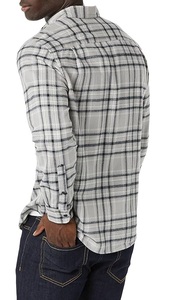 Camisa de franela de algodón informal para hombre hecha a medida de calidad superior, color que nunca se desvanece para las mejores camisas a cuadros de franela para montar en motocicleta - Product Image 2