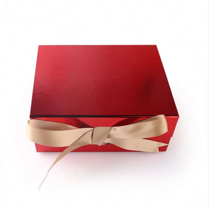 Boîtes pliantes pliables de luxe de haute qualité pour les festivals de vacances-Emballage de cadeaux de Noël Matériaux recyclés Cosmétiques en relief - Product Image 3
