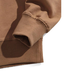 Venta al por mayor de alta calidad 100% de algodón personalizado de los hombres de invierno sudaderas con capucha Hip Hop High Street transpirable de secado rápido ecológico - Product Image 3