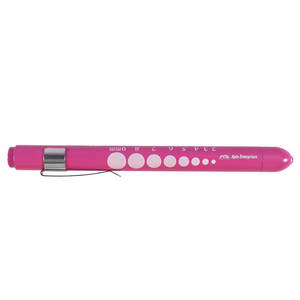 Instrument médical pour les examens oculaires, de la gorge et cliniques, stylo lumineux rose, lampe médicale avec jauge pupillaire, diagnostic - Product Image 2