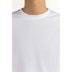 เสื้อยืด Smart Fit ผ้าฝ้าย 100% รุ่น MN-TS-WS25-014 เนื้อผ้าเจอร์ซีย์ระบายอากาศดี พิมพ์ลายสกรีนและปักลาย น้ำหนัก 180 กรัม สีพื้น - Product Image 4