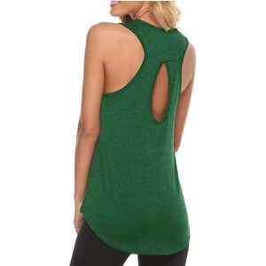 Nuevo Estilo, Servicio OEM, en Existencia, Camiseta sin Mangas para Mujer, Informal, de Punto, de Poliéster, Ropa Deportiva, Oferta 2026 - Product Image 2