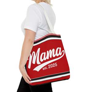 Elegante Borsa Tote Rossa per Mamme 2025 in Pelle PU con Chiusura a Cerniera, Perfetta per Estate, Autunno, Inverno, Primavera, Regalo Ideale per le Mamme - Product Image 4