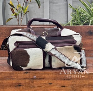 100% กระเป๋าเมสเซนเจอร์หนังแท้ทรงตรงหนังวัวแท้สำหรับใส่เอกสารกระเป๋าถือใส่แล็ปท็อปกระเป๋าทำงานแบบซ่อนกระเป๋าสะพายไหล่สำหรับผู้หญิง - Product Image 1