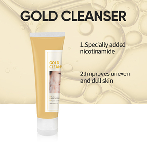 Crème nettoyante blanchissante avec <span class=keywords><strong>gel</strong></span> raffermissant <span class=keywords><strong>Mascara</strong></span> Gold Silver Cap brosse nettoyante mousse anti-acné pour un usage quotidien OEM ODM disponible - Product Image 4