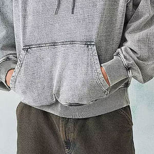 Pakistan Manufacture Acid Wash <b>Hoodies</b> Casual Wear Acid Wash <b>Hoodies</b> Custom Logo Acid Wash <b>Hoodies</b> - Product Image 5