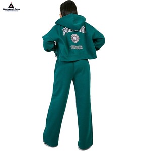 2025 nouveautés printemps femme fermeture éclair veste couleur bloc Patchwork deux pièces pantalon survêtement ensemble survêtement femme survêtement ensemble - Product Image 2