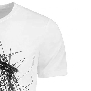 Offre Spéciale T-shirt à manches courtes pour hommes personnalisé Super doux confortable sérigraphié coupe régulière pour le printemps été en gros - Product Image 3