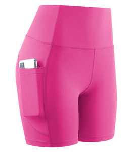 Mallas de Yoga Push-up de cintura alta para mujer, pantalones cortos de Fitness elásticos de cuatro vías transpirables sin costuras de Spandex/nailon de Color sólido para - Product Image 2