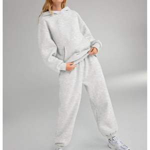 Conjunto Deportivo para Mujer al por Mayor, 100% Algodón, Ligero, Sudadera y Pantalones Jogger Transpirables, Dos Piezas, Cintura Alta - Product Image 4