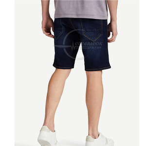 Pantalones cortos para hombre, pantalones cortos vaqueros de diseño de alta calidad para hombre, pantalones cortos vaqueros de Venta caliente para hombre Moq bajo - Product Image 5