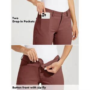 Pantalon de golf pour femmes de haute qualité, élégant, confortable, résistant à l'eau, service OME, prix de gros, logo personnalisé, taille - Product Image 5
