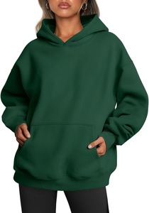 Sudadera con capucha de forro polar de algodón para mujer personalizada al por mayor ropa estampada bordada sudaderas con capucha talla grande Sudadera con capucha para mujer - Product Image 5