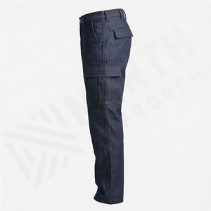 Pantalones Cargo de Cintura Alta para Hombre, Nuevo Estilo Urbano, Pantalones Hip Hop con Múltiples Bolsillos, Estilo Deportivo Informal, Diseño Premium - Product Image 3