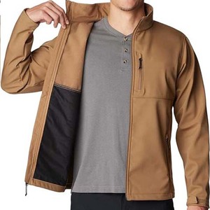 Chaqueta Softshell para Hombre, Ligera, Cortavientos, Material Impermeable, Poliéster Personalizado, Chaquetas de Hombre de Alta Gama, Estilo Urbano, Contraste - Product Image 5