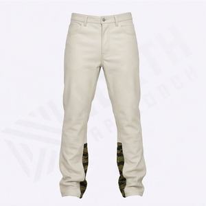 <b>Men's</b> Retro Leather <b>Flared</b> Pants Durable And Comfortable Bell-Bottom <b>Trousers</b> For A Vintage Fashion Statement Premium Design - Product Image 1