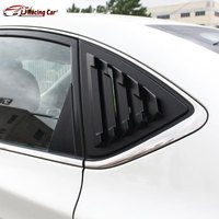 Accesorios para Automóviles con Aspecto de Carbono ABS, Kit de Carrocería, Cubiertas para Ventilaciones de Ventanas Laterales Traseras para Nissan Sentra Sylphy Sv Sr Turbo B17 2016-2019