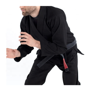Best Quality Black-Color Jiu-Jitsu-Judo-Gi Uniform With Cotton Black-Belt OEM Service Low Price Jiu-Jitsu-Judo-Gi Uniform - Product Image 5