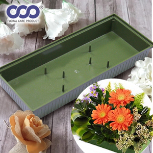 Nuevas Ofertas, Bandeja para Flores Rectangular, Diseño Perfecto, Agarre, 1 Pieza, Ladrillos de Espuma, 6 Pines, Color Verde, Día de San Valentín, Graduación - Product Image 1