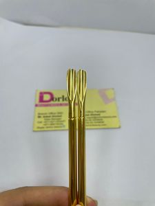<b>Nail</b> Art <b>Tool</b> Gold Plated Cuticle Pusher Stainless Steel Custom Logo Double Ended Spoon Shaped <b>Nail</b> Pusher In Pakistan - Product Image 5