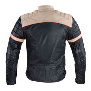 Fabricante de Chaquetas de Cuero con Corte Automatizado al por Mayor, Chaqueta de Cuero para Motociclistas para Hombre, Chaquetas de Diseño OEM para Motociclistas Nuevas - Product Image 3