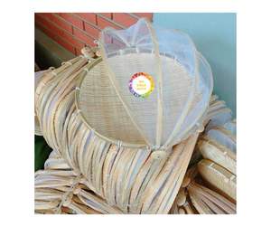 ฝาครอบอาหารลายไม้ไผ่สาน2025ดีไซน์ใหม่มีหลายขนาด/ดีไซน์ไม้ไผ่ชนะรางวัล: เต็นท์อาหารตาข่ายส่งออกจากเวียดนาม - Product Image 1