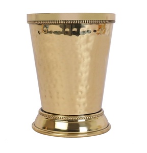 Espejo pulido brillante de cristal de latón respetuoso con el medio ambiente para beber vidrio de Metal decorativo para uso doméstico o hotelero - Product Image 5