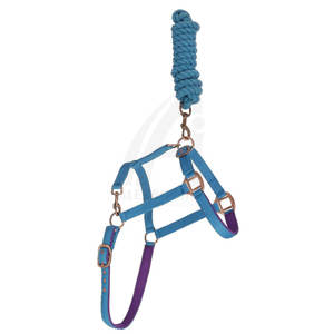 Cuerda de caballo premium con cabeza de cuerda, antideslizante, para entrenamiento, cuerda trenzada de algodón para uso en establos y exteriores. - Product Image 3