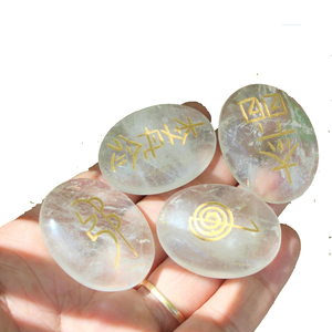 Usui Reiki cristal transparente con Usui Reiki Set símbolo conjunto piedra Natural curación Usui cristal Reiki piedra preciosa al por mayor - Product Image 6