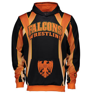 Pull à capuche réversible unisexe léger en polyester 100% Logo personnalisé Impression complète de sublimation Équipe sportive Vêtements en polaire pour hommes - Product Image 6