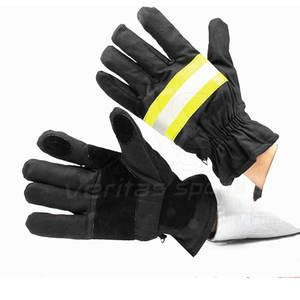 Guantes de bombero de dedo completo personalizados de alta calidad para hombres Equipo transpirable para exteriores Paquete de 2025 a la venta - Product Image 1