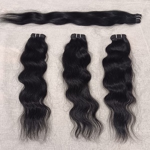 Extensions de cheveux humains 100% MachineWeft brut bouclé cambodgien vierge cheveux humains non transformés cuticule aligné cheveux crus - Product Image 4