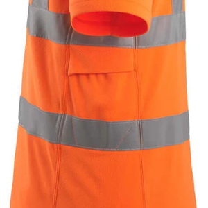 Reflective <b>Shirts</b> <b>Men</b> Polo Custom Logo Hi Vis Work Wear <b>Short</b> <b>Sleeve</b> Work Polo <b>Shirts</b> Reflective Safety Polo T-<b>Shirt</b> - Product Image 5