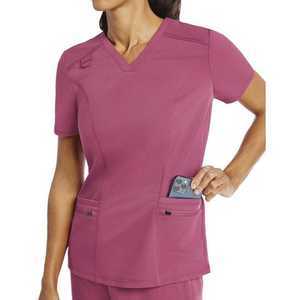 Logotipo personalizado Imprimir Nuevo estilo Enfermera Scrubs Enfermería Hospital 2 piezas Manga corta Mujeres Uniformes médicos Conjuntos - Product Image 5