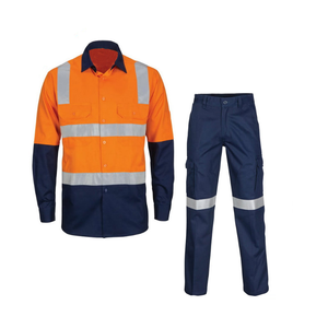 Ropa de Trabajo de Seguridad de Alta Visibilidad para Hombre, Suministro de Fábrica, Logotipo Personalizable, Material de Algodón, Precio al por Mayor, Exportación a Bangladesh - Product Image 4