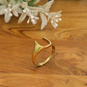Minimalist Open <b>Ring</b> Gold Adjustable for Women Geometric <b>Statement</b> Modern Bohemian Fashion Jewelry Wholesale - Product Image 2