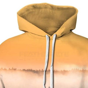 เสื้อฮู้ดพิมพ์ลาย3D สำหรับผู้ชายดีไซน์ใหม่บนหน้าอกดีไซน์ใหม่น้ำหนักเบาพิมพ์ลาย3D โลโก้ตามสั่ง - Product Image 3