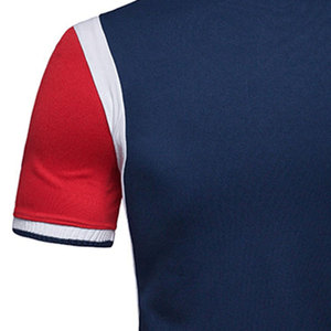 Custom Size <b>Men's</b> for Polo <b>T</b>-<b>Shirt</b> Breathable Cotton <b>Summer</b> Casual Wear in Custom Colors Solid Pattern - Product Image 6